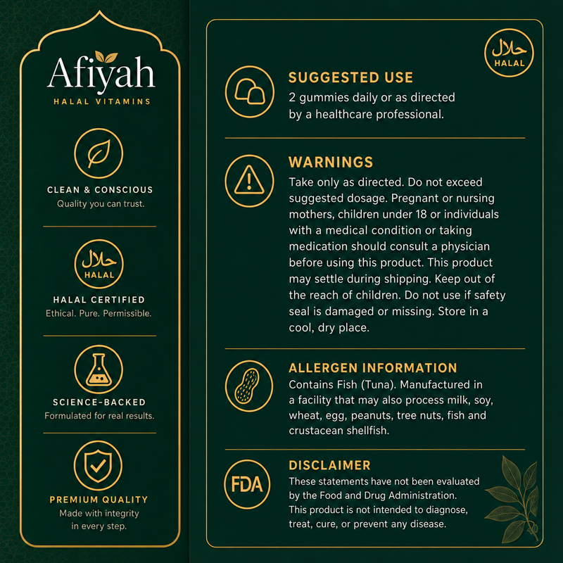 Prenatal directions and warnings