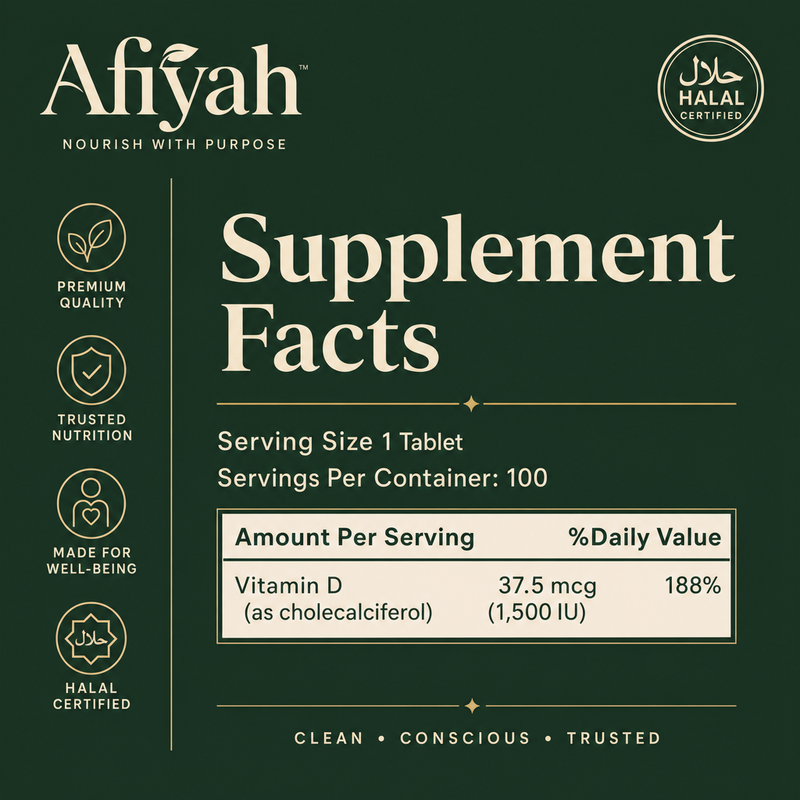 Vitamin D supplement facts